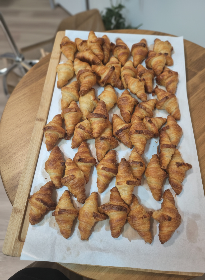 Mini croissant mantequilla